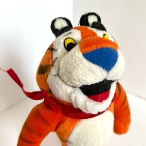Vintage Kelloggs Frosted Flakes Ceral Tony the Tiger Plush Stuffed Toy 1993 8"